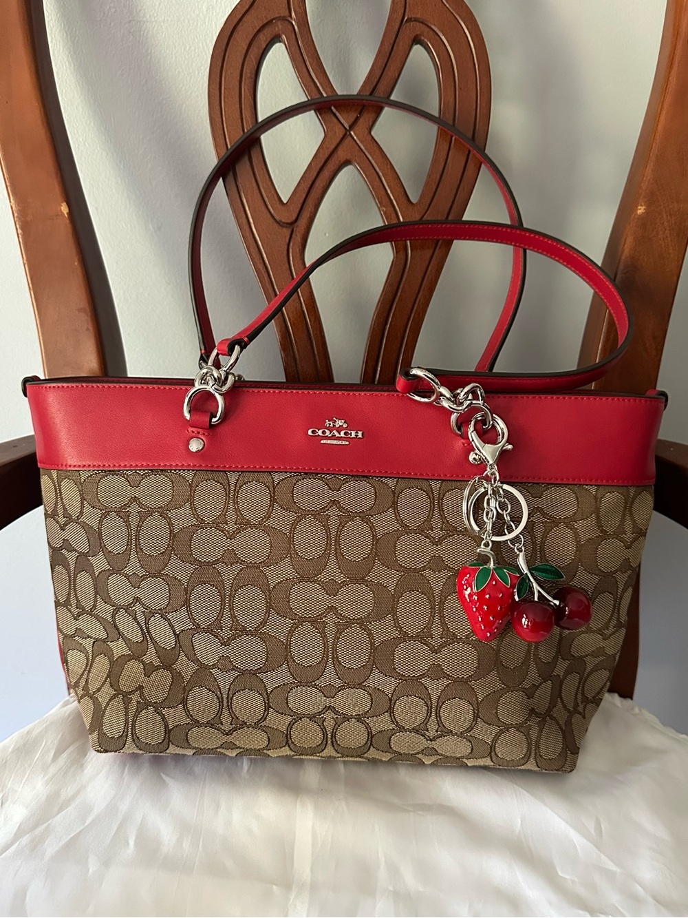 Coach Sophia Chain Tote Bag